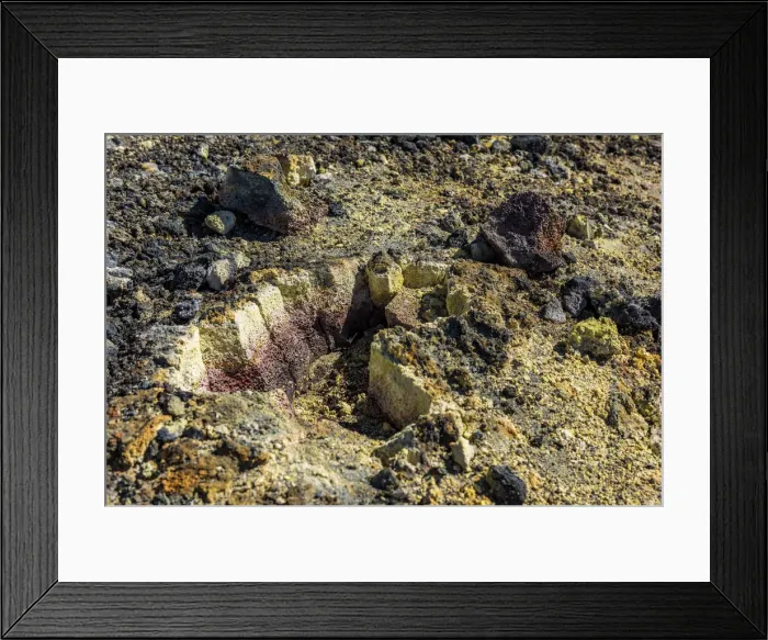 Framed Print : africa, Cape Verde, Fogo. Sulphur near to the Pico Pequenho Framed Print : africa, Cape Verde, Fogo. Sulphur near to the Pico Pequenho