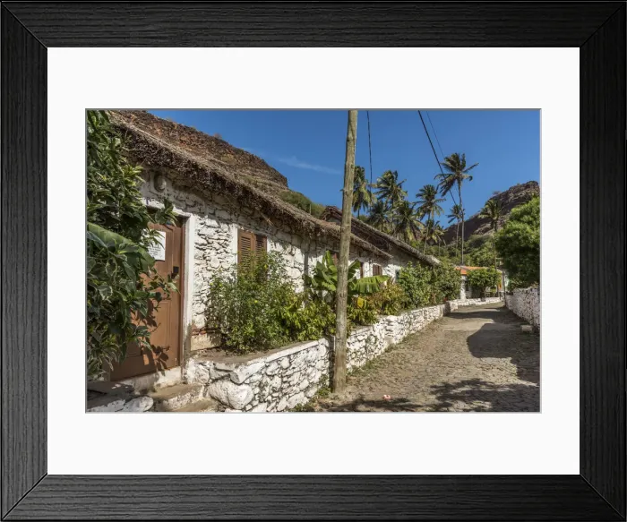 Framed Print : africa, Cape Verde, Santiago. Banana Road in Cidade Velha Framed Print : africa, Cape Verde, Santiago. Banana Road in Cidade Velha