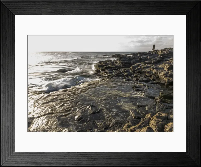 Framed Print : africa, Cape Verde, Santiago. Sunset in Tarrafal