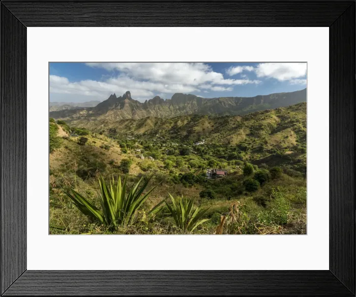 Framed Print : africa, Cape Verde, Santiago. Landscape near Sao Jorge dos Orgaos Framed Print : africa, Cape Verde, Santiago. Landscape near Sao Jorge dos Orgaos
