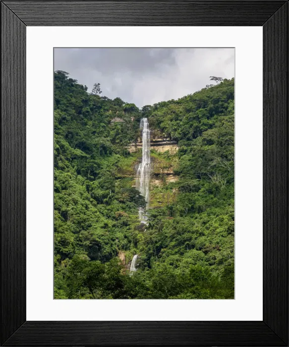 Framed Print : Juan Curi Waterfall near San Gil, Santander Department, Colombia Framed Print : Juan Curi Waterfall near San Gil, Santander Department, Colombia