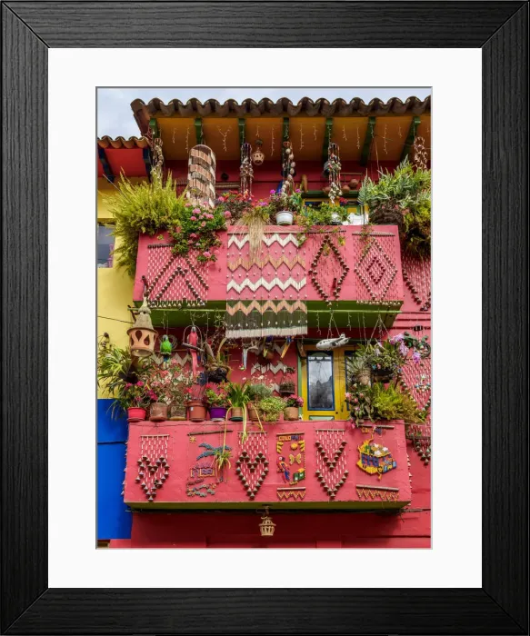 Framed Print : Handicrafts in Raquira, Boyaca Department, Colombia Framed Print : Handicrafts in Raquira, Boyaca Department, Colombia
