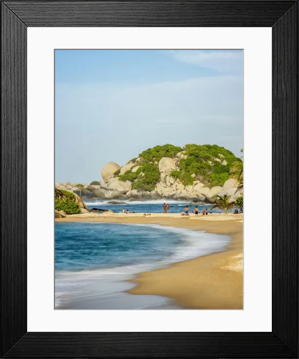 Framed Print : El Cabo San Juan del Guia beach, Tayrona National Natural Park, Magdalena Department Framed Print : El Cabo San Juan del Guia beach, Tayrona National Natural Park, Magdalena Department