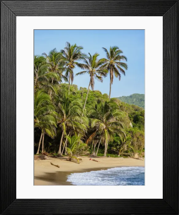 Framed Print : El Cabo San Juan del Guia beach, Tayrona National Natural Park, Magdalena Department Framed Print : El Cabo San Juan del Guia beach, Tayrona National Natural Park, Magdalena Department