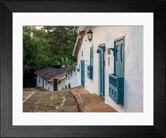 Framed Print : Street of Barichara, Santander Department, Colombia Framed Print : Street of Barichara, Santander Department, Colombia