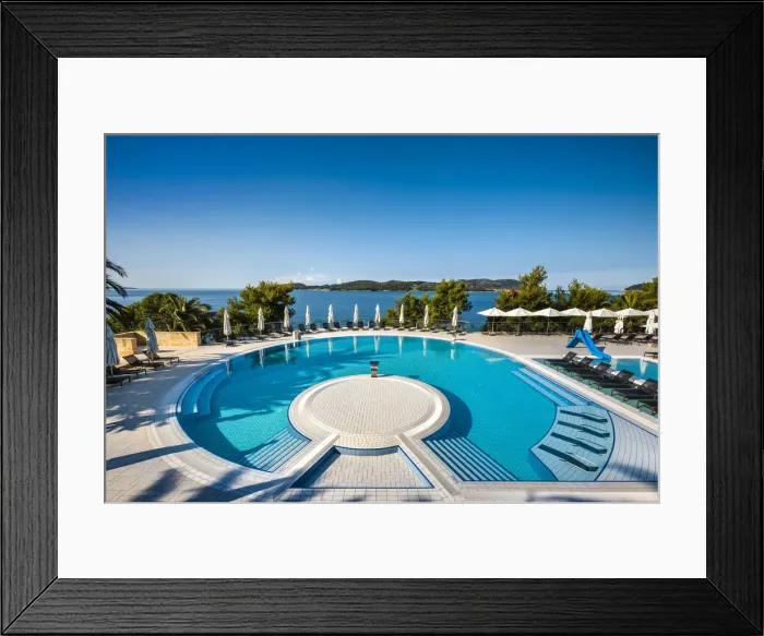Framed Print : Pool, Hotel Radisson Blue, Dubrovnik, Dalmatia, Croatia Framed Print : Pool, Hotel Radisson Blue, Dubrovnik, Dalmatia, Croatia