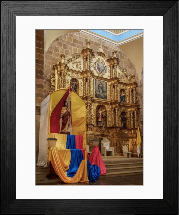 Framed Print : La Inmaculada Concepcion Cathedral, interior, Barichara, Santander Department, Colombia Framed Print : La Inmaculada Concepcion Cathedral, interior, Barichara, Santander Department, Colombia