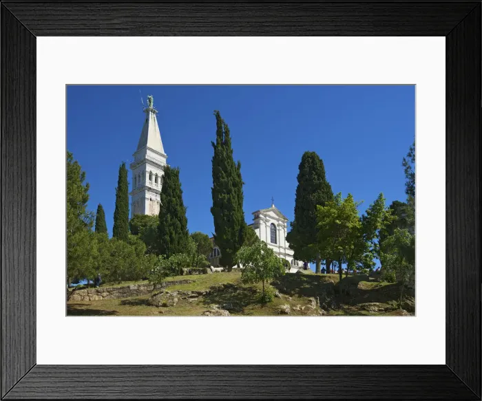 Framed Print : St. Euphemia church, Rovinj, Istria, Croatia