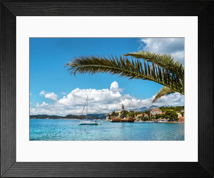 Framed Print : Lopud Island, Elaphiten Islands, Dubrovnik, Dalmatia, Croatia Framed Print : Lopud Island, Elaphiten Islands, Dubrovnik, Dalmatia, Croatia