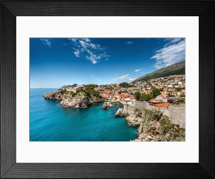 Framed Print : Old Town, Dubrovnik, Dalmatia, Croatia Framed Print : Old Town, Dubrovnik, Dalmatia, Croatia