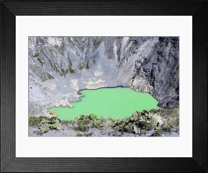 Framed Print : Irazu volcano, Irazu Volcano National Park. Cartago Province, Costa Rica