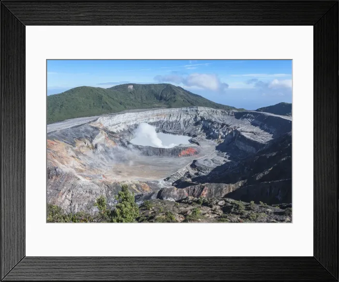 Framed Print : Poas volcano, Poas National Park, Costa Rica, Central America Framed Print : Poas volcano, Poas National Park, Costa Rica, Central America