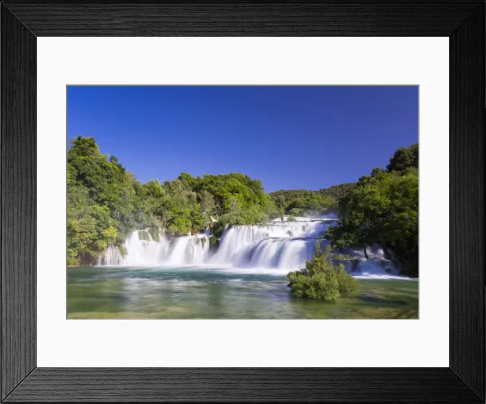 Framed Print : Croatia, Sibenik-Knin County, Skradin, Krka National Park. Skardinski Buk Waterfall Framed Print : Croatia, Sibenik-Knin County, Skradin, Krka National Park. Skardinski Buk Waterfall