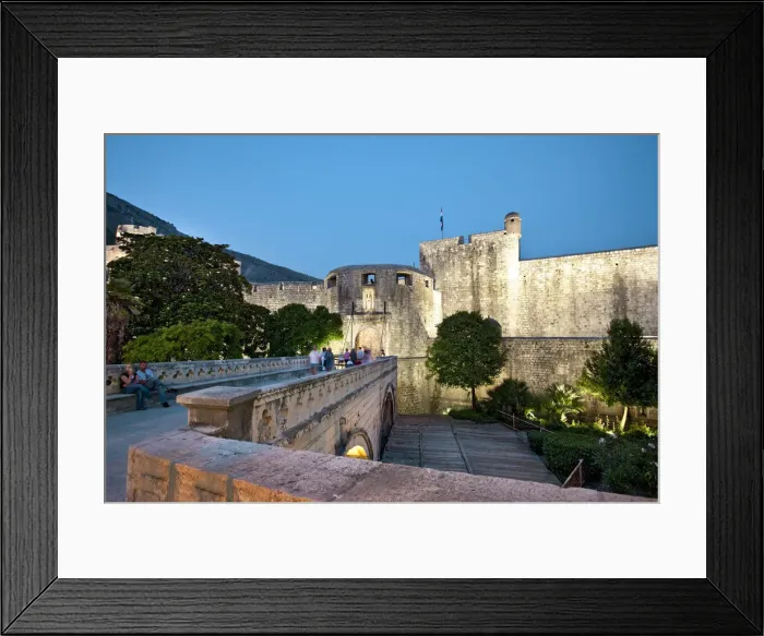 Framed Print : Town gate, Dubrovnik, Dalmatia, Croatia Framed Print : Town gate, Dubrovnik, Dalmatia, Croatia