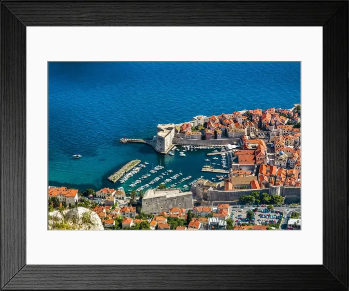 Framed Print : View from Mount Srd, Old Town, Dubrovnik, Dalmatia, Croatia Framed Print : View from Mount Srd, Old Town, Dubrovnik, Dalmatia, Croatia