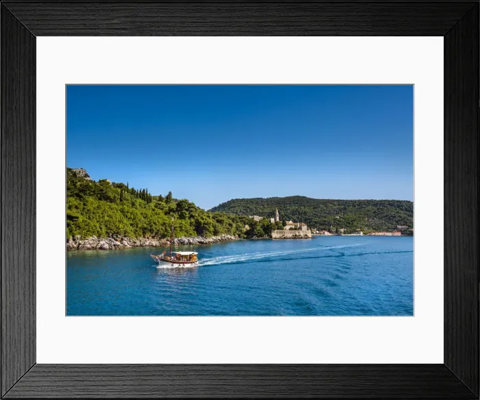 Framed Print : Lopud Island, Elaphiten Islands, Dubrovnik, Dalmatia, Croatia Framed Print : Lopud Island, Elaphiten Islands, Dubrovnik, Dalmatia, Croatia