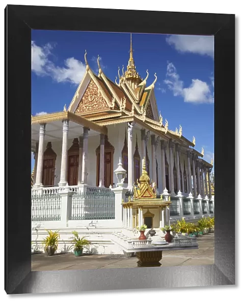 Silver Pagoda inside Royal Palace complex, Phnom Penh, Cambodia