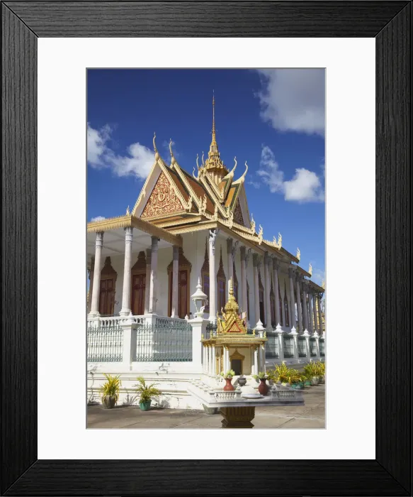 Framed Print : Silver Pagoda inside Royal Palace complex, Phnom Penh, Cambodia Framed Print : Silver Pagoda inside Royal Palace complex, Phnom Penh, Cambodia