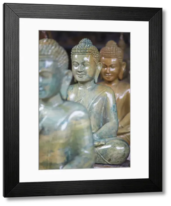 Framed Print : Buddha statues in shop, Phnom Penh, Cambodia Framed Print : Buddha statues in shop, Phnom Penh, Cambodia
