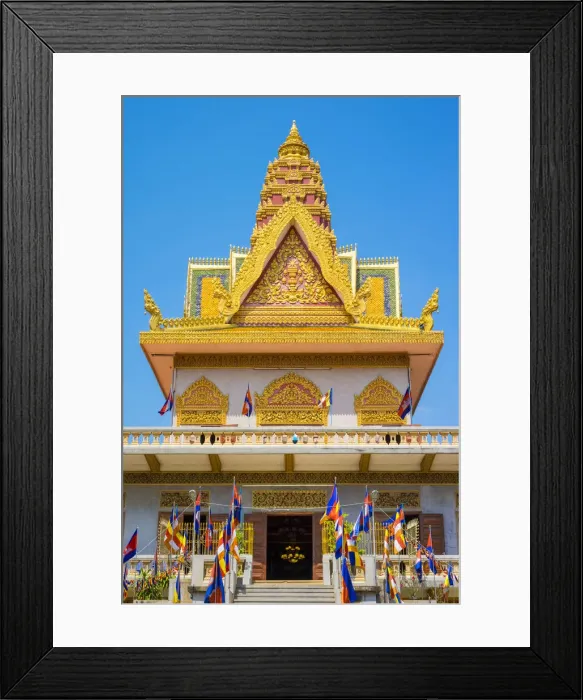 Framed Print : Wat Ounalom, Phnom Penh, Cambodia Framed Print : Wat Ounalom, Phnom Penh, Cambodia