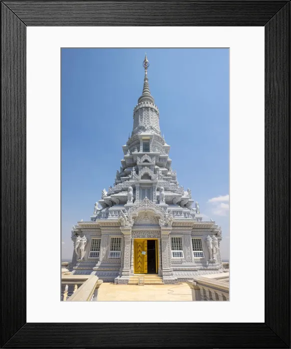 Framed Print : Ornate stupa at Phnom Oudong, Kandal Province, Cambodia Framed Print : Ornate stupa at Phnom Oudong, Kandal Province, Cambodia