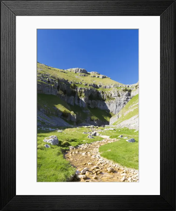 Framed Print : United Kingdom, England, North Yorkshire, Malham, Gordale Scar Framed Print : United Kingdom, England, North Yorkshire, Malham, Gordale Scar