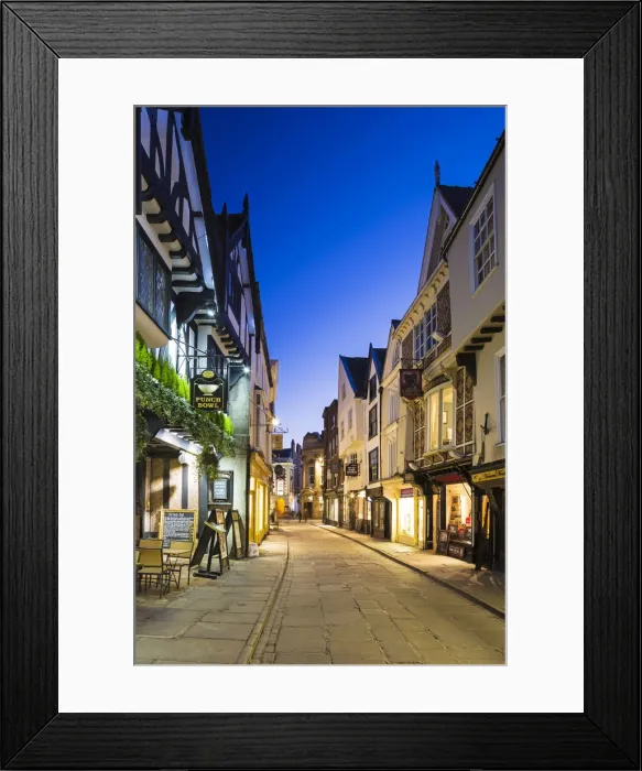 Framed Print : United Kingdom, England, North Yorkshire, York. The Punch Bowl pub on historic Stonegate Framed Print : United Kingdom, England, North Yorkshire, York. The Punch Bowl pub on historic Stonegate