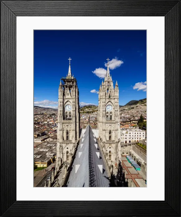 Framed Print : Basilica of the National Vow, Old Town, Quito, Pichincha Province, Ecuador Framed Print : Basilica of the National Vow, Old Town, Quito, Pichincha Province, Ecuador