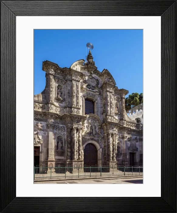 Framed Print : La Compania Church, Old Town, Quito, Pichincha Province, Ecuador Framed Print : La Compania Church, Old Town, Quito, Pichincha Province, Ecuador