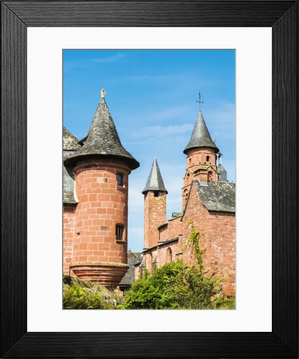 Framed Print : Collonges-la-Rouge, Limousin, France Framed Print : Collonges-la-Rouge, Limousin, France