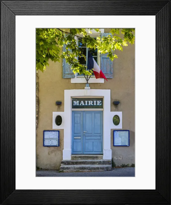 Framed Print : Mairie or town hall, Buoux, Provence, France Framed Print : Mairie or town hall, Buoux, Provence, France