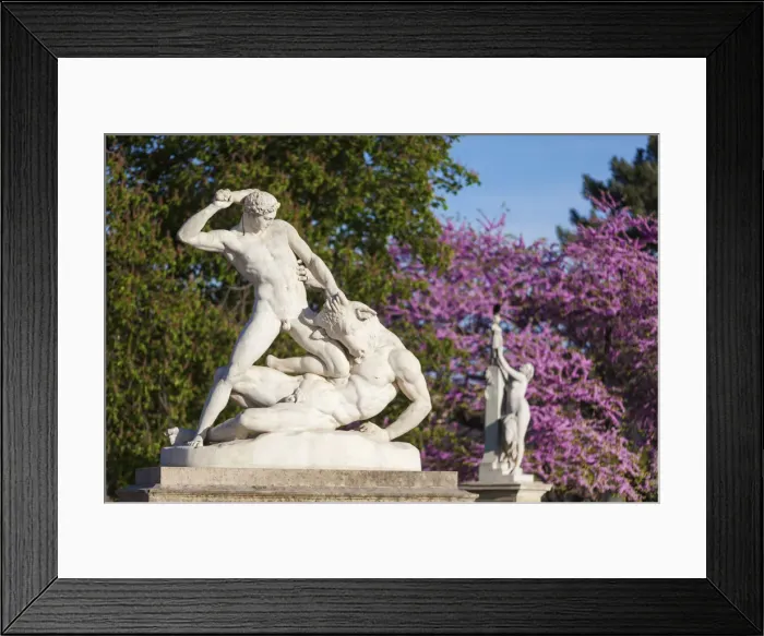 Framed Print : France, Paris, Jardin des Tuileries, State in gardens