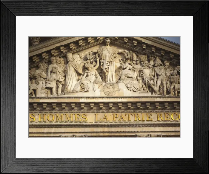 Framed Print : France, Paris, Latin district, the Pantheon, close-up Framed Print : France, Paris, Latin district, the Pantheon, close-up
