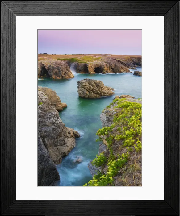 Framed Print : France, Brittany, Morbihan, Quiberon Peninsula, Port Bara