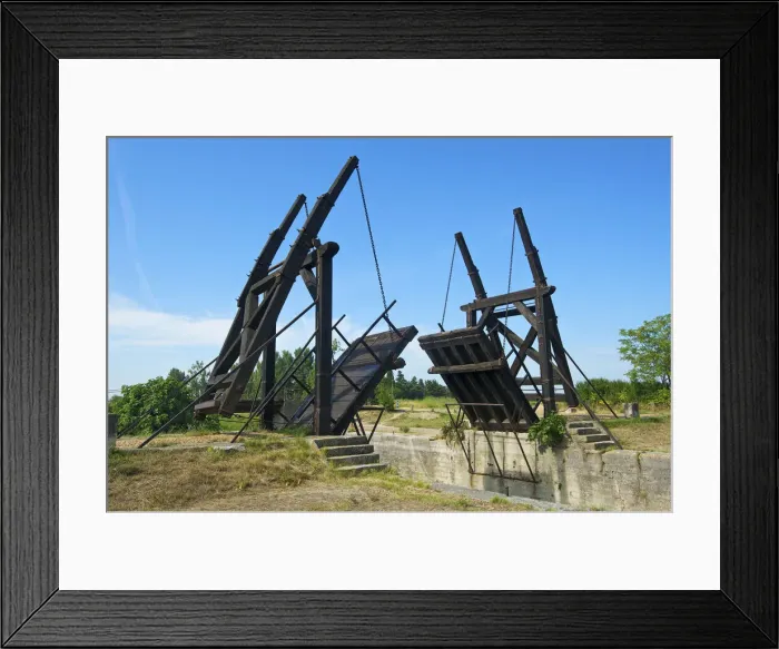 Framed Print : Pont Van Gogh near Arles, Bouches-du-Rhone, Provence, France