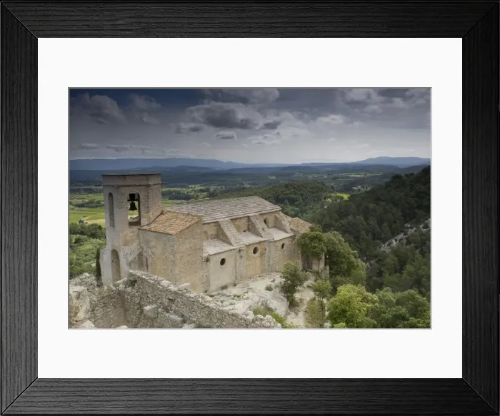 Framed Print : The ruins of the church at Oppede le Vieux in Provence France Framed Print : The ruins of the church at Oppede le Vieux in Provence France