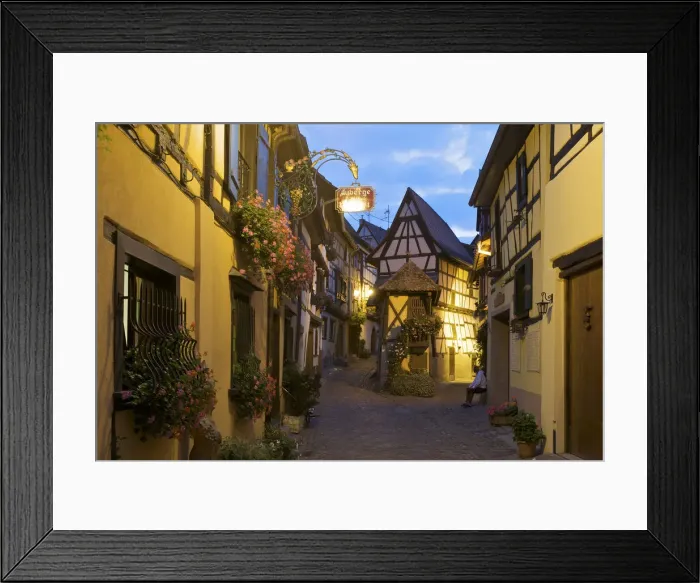 Framed Print : Half Timbered Houses in Eguisheim, Alsace, France Framed Print : Half Timbered Houses in Eguisheim, Alsace, France