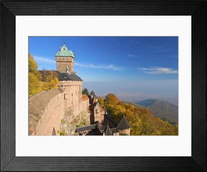 Framed Print : Castle Haut-Koenigsbourg, Alsace, France Framed Print : Castle Haut-Koenigsbourg, Alsace, France