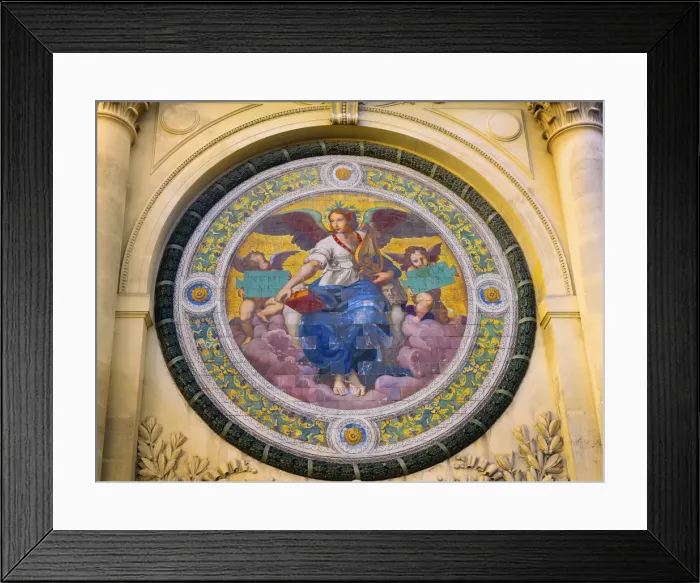 Framed Print : France, Provence, Arles, Tile mosaic Framed Print : France, Provence, Arles, Tile mosaic