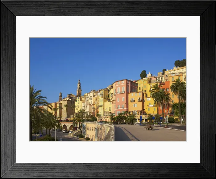 Framed Print : Menton, Cote da'Azur, France Framed Print : Menton, Cote da'Azur, France