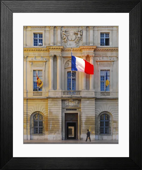 Framed Print : France, Provence, Arles, Place de la republic, Town hall Framed Print : France, Provence, Arles, Place de la republic, Town hall