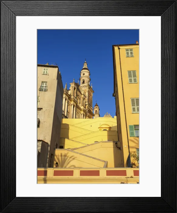 Framed Print : Menton, Cote Azur, France