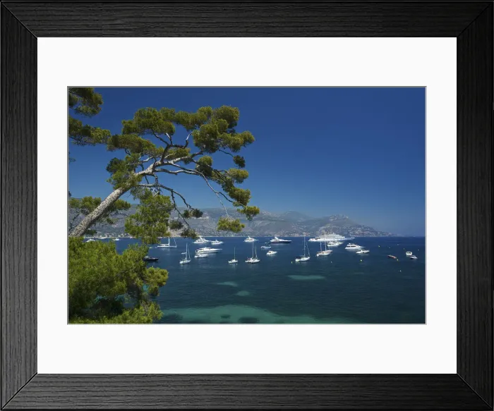 Framed Print : Yachts, Paloma Beach, Saint Jean Cap Ferrat, Cote Azur, Alpes-Maritimes Framed Print : Yachts, Paloma Beach, Saint Jean Cap Ferrat, Cote Azur, Alpes-Maritimes