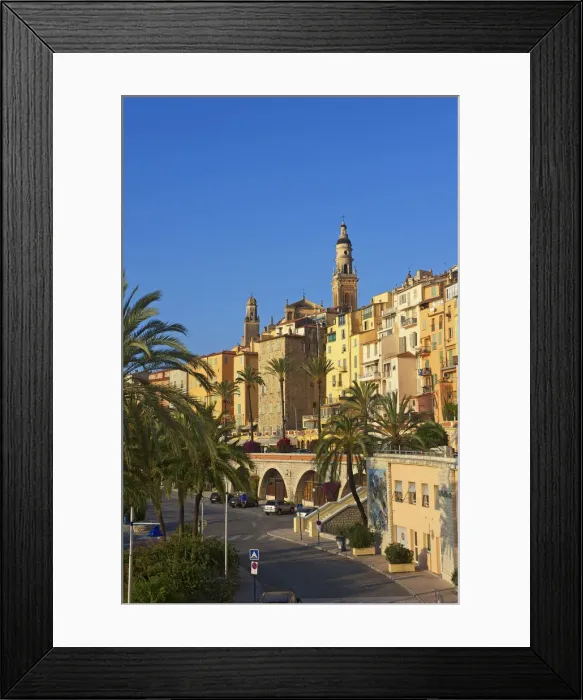 Framed Print : Menton, Cote Azur, France Framed Print : Menton, Cote Azur, France