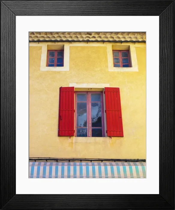 Framed Print : France, Provence, Orange, Colourful shop front Framed Print : France, Provence, Orange, Colourful shop front