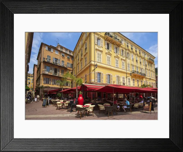 Framed Print : Place Charles, Nice, Cote da'Azur, Alpes-Maritimes, Provence-Alpes-Cote d Azur Framed Print : Place Charles, Nice, Cote da'Azur, Alpes-Maritimes, Provence-Alpes-Cote d Azur