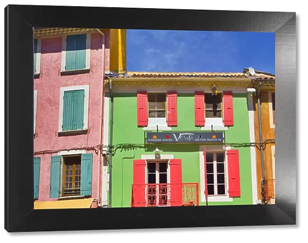 France, Provence, Orange, Colourful buildings