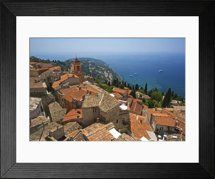 Framed Print : Roquebrune, Cote Azur, Alpes-Maritimes, Provence-Alpes-Cote d Azur Framed Print : Roquebrune, Cote Azur, Alpes-Maritimes, Provence-Alpes-Cote d Azur
