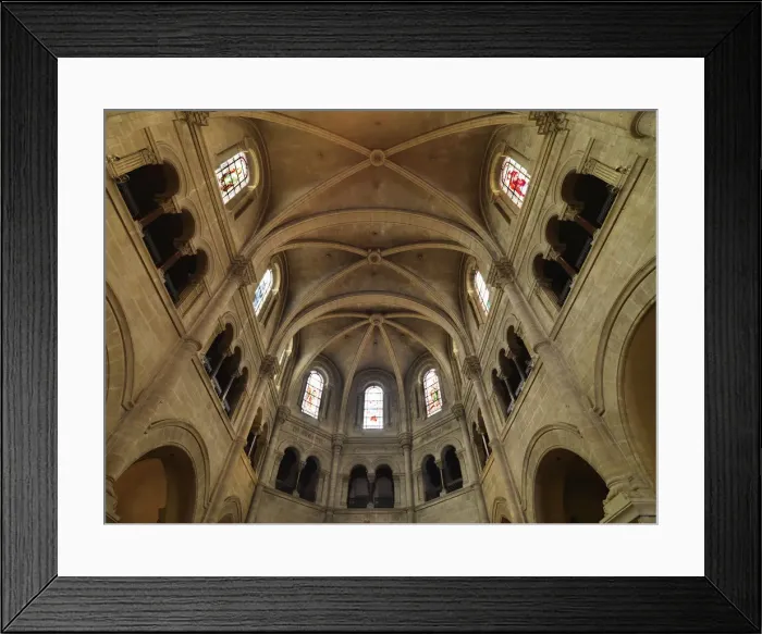 Framed Print : France, Provence, Nimes, Interior of Nimes cathedral Framed Print : France, Provence, Nimes, Interior of Nimes cathedral