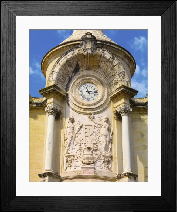 Framed Print : France, Provence, Nimes, Daudet clock Framed Print : France, Provence, Nimes, Daudet clock